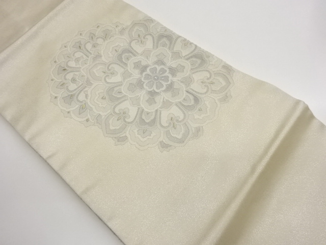JAPANESE KIMONO / NAGOYA OBI / SAGARA KNOT / FLOWER CREST 